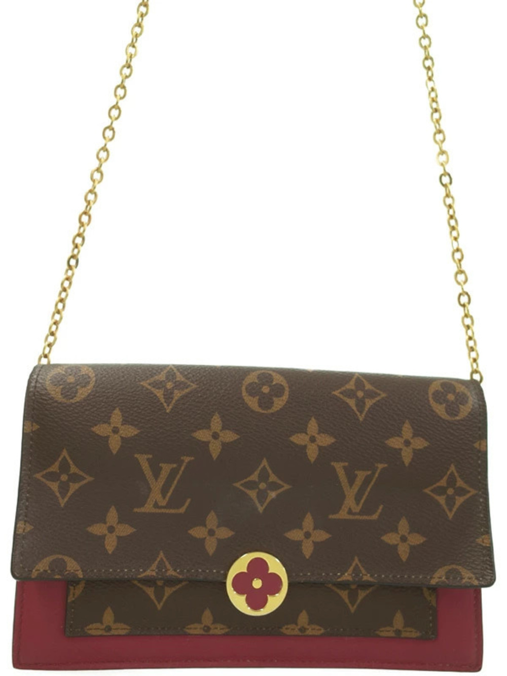 Louis Vuitton Monogram Portefeuille Flore Chain Bag